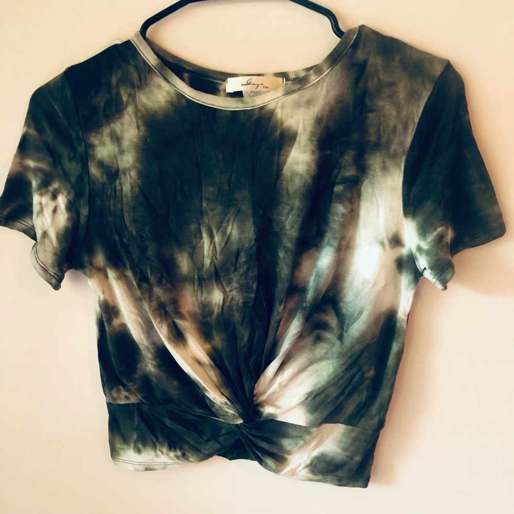 Tie dye crop top